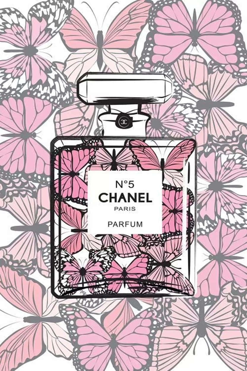 Chanel Girly Perfume Background
