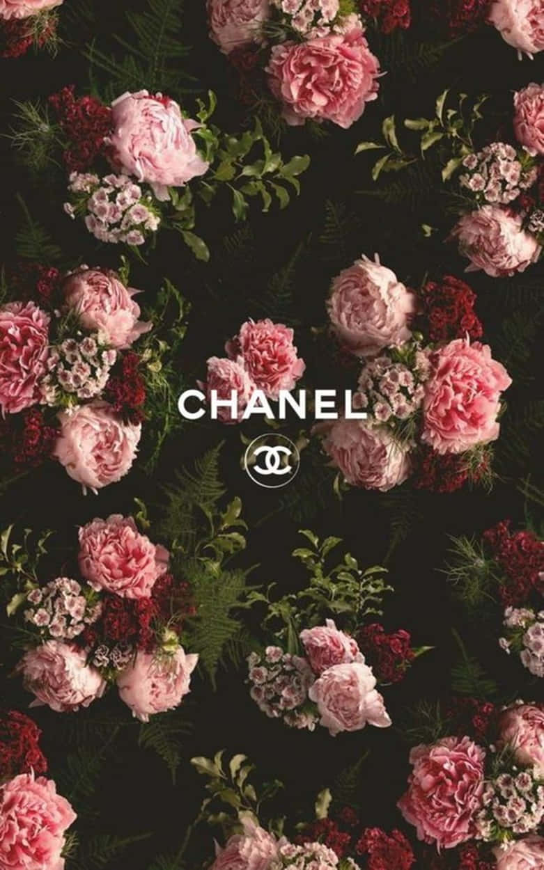 Chanel Girly Roses Background