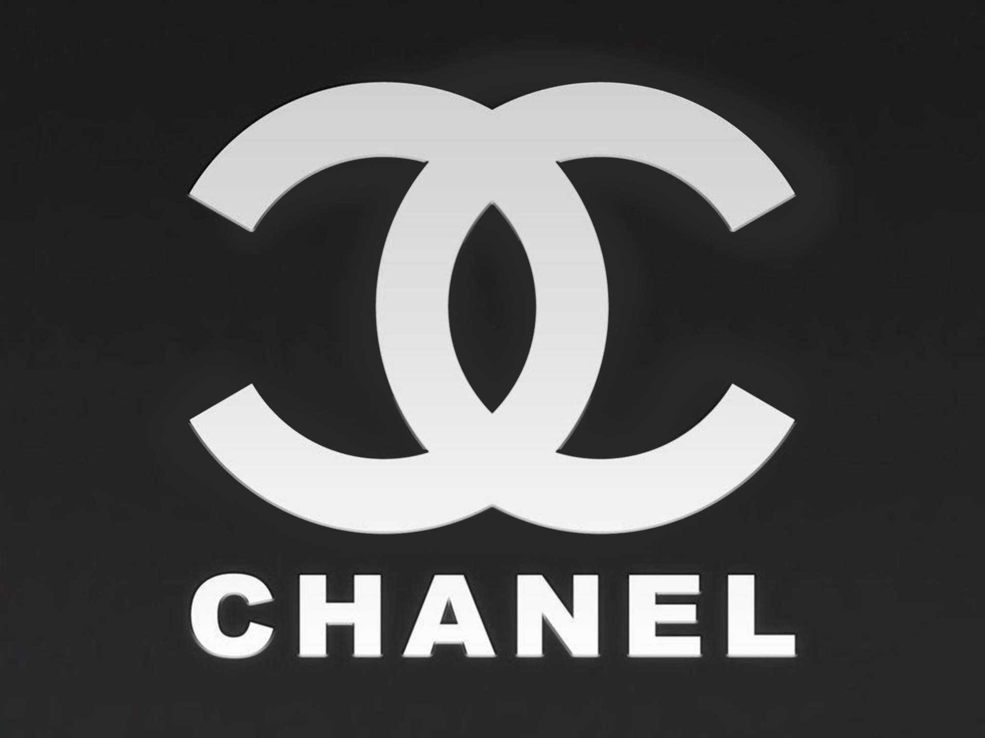Chanel Logo Black Background Background