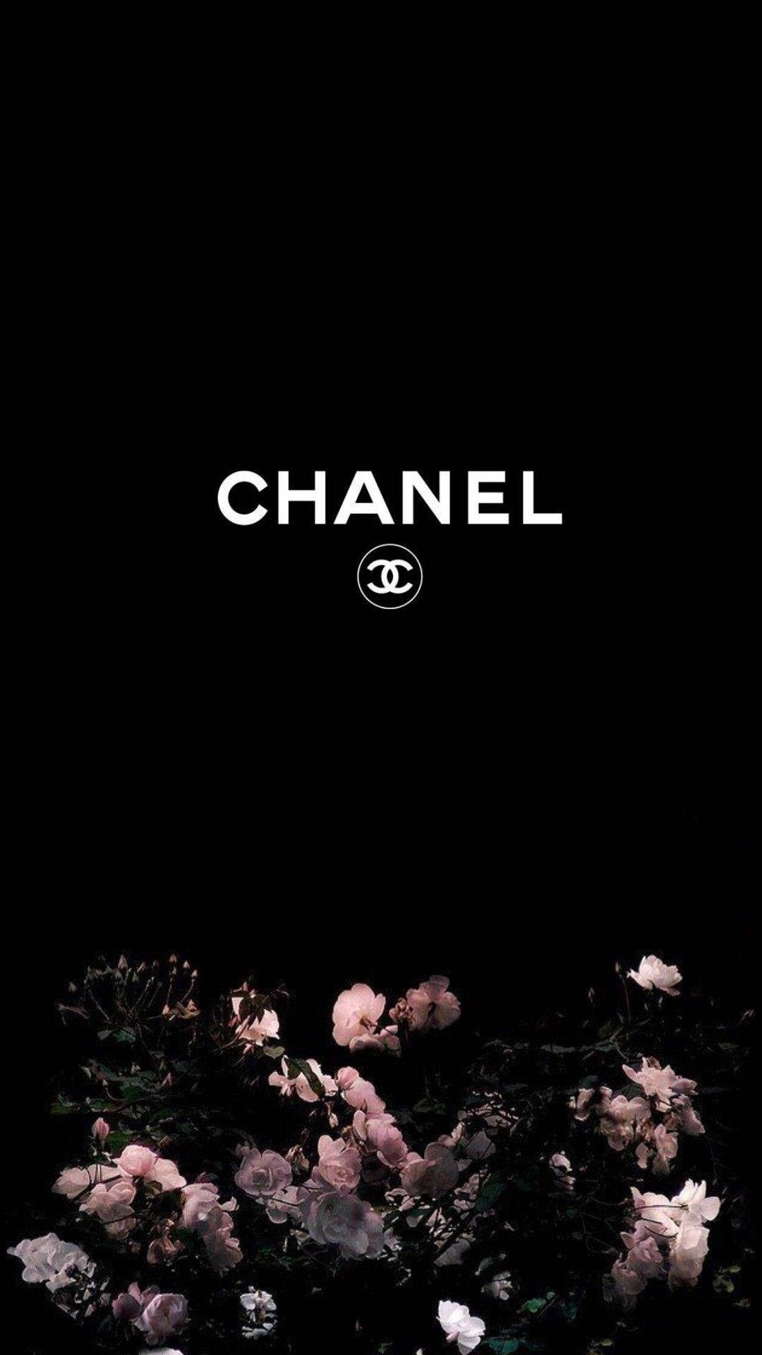 Chanel Logo Cute Dark Girly Background