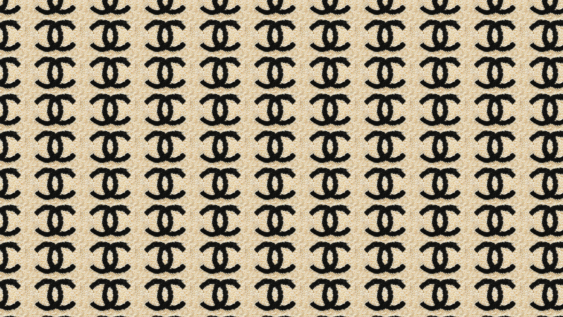 Chanel Logo Fabric Pattern Background
