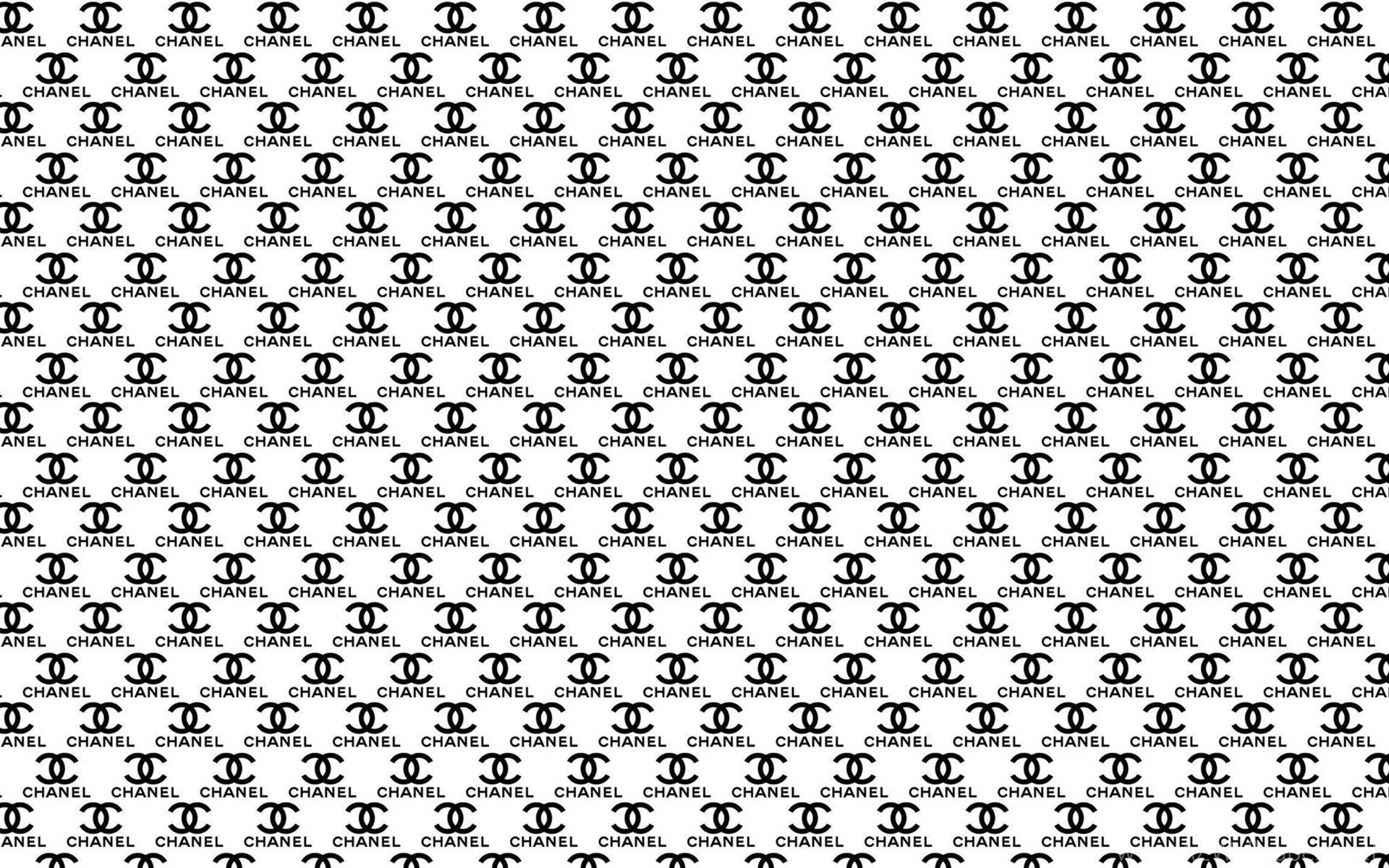 Chanel Logo Pattern Background