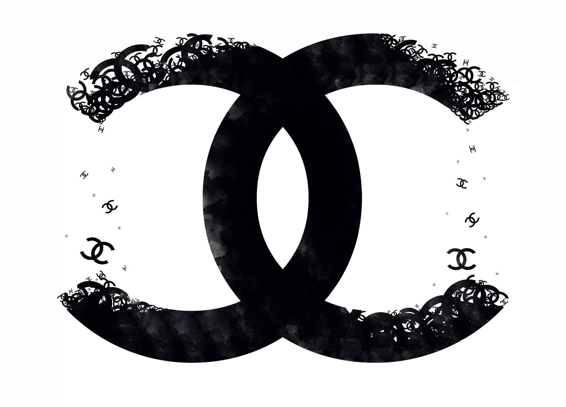 Chanel Logo Vector Art Background