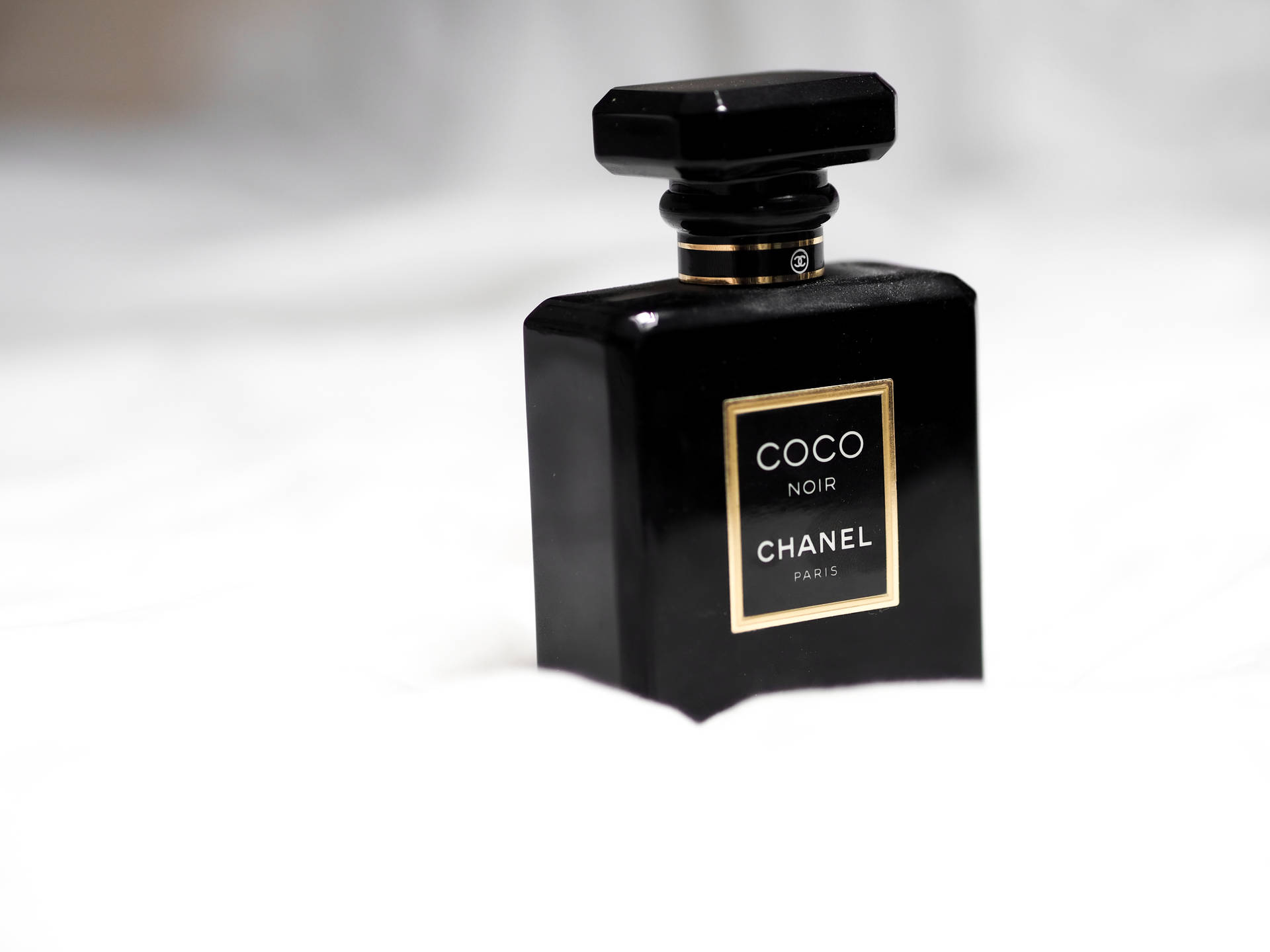 Chanel Perfume Black Aesthetic Art Background