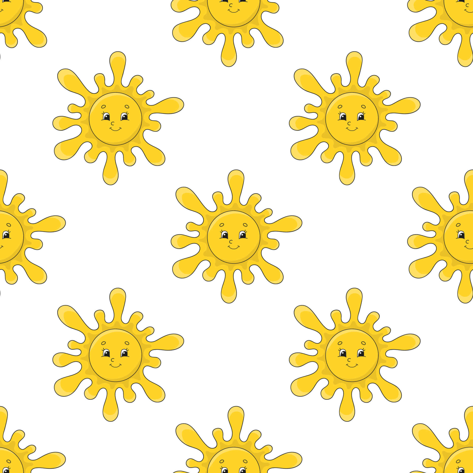 Channel Your Inner Ray Of Sunshine With This Adorable Cute Sunshine Design! Background