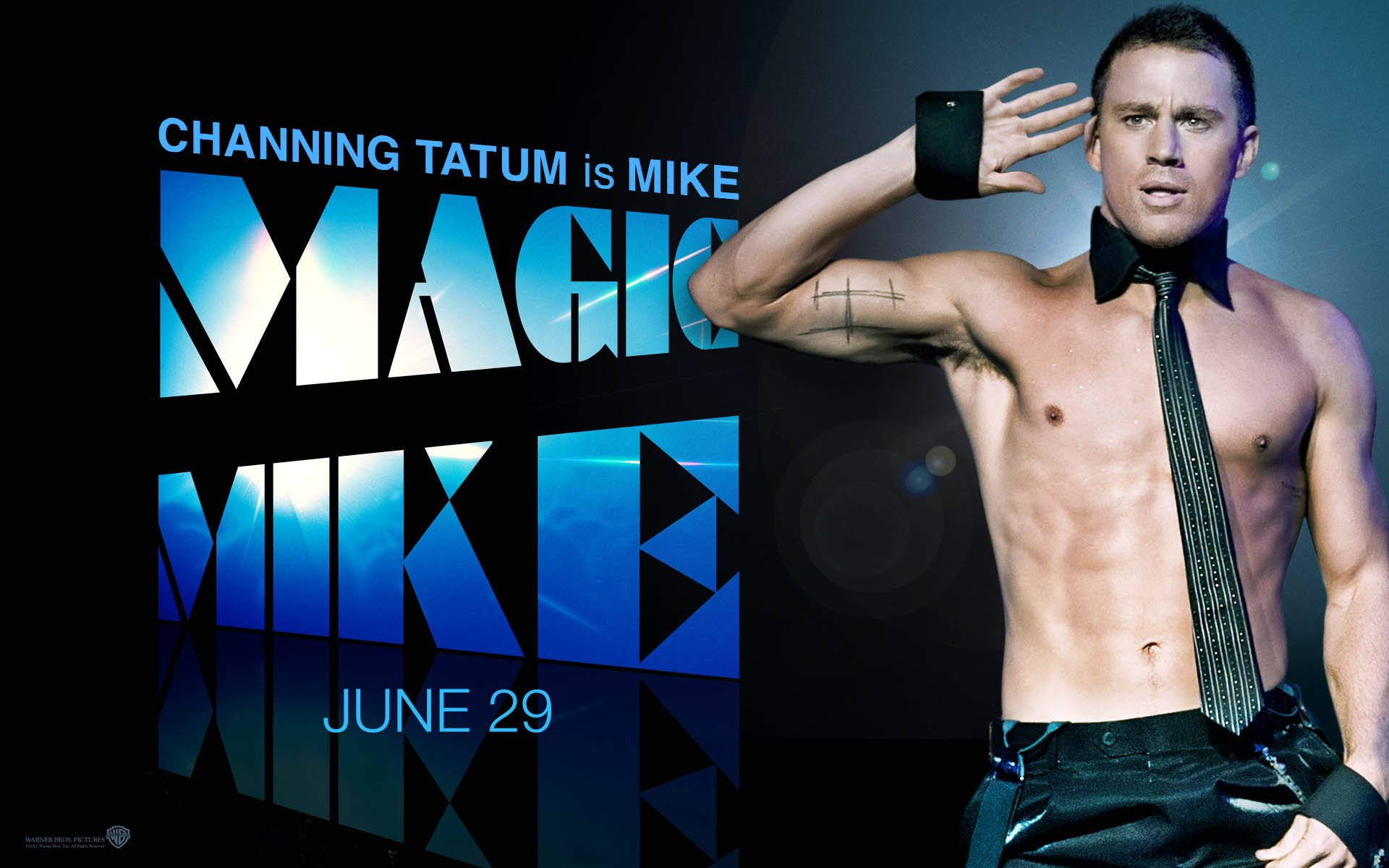Channing Tatum's Dazzling Performance In Magic Mike Comedy Film Background