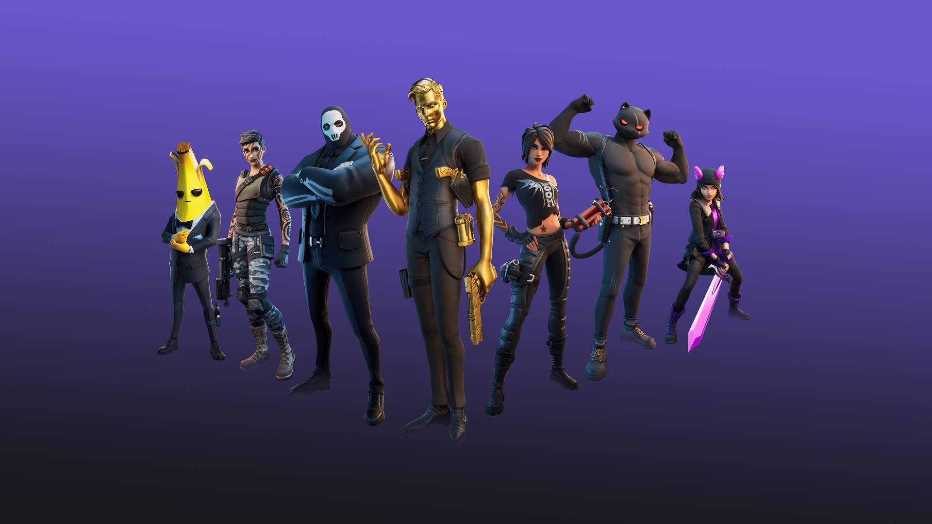 Chapter 2 Season 2 Battle Pass Skins Fortnite Battle Royale Desktop Background