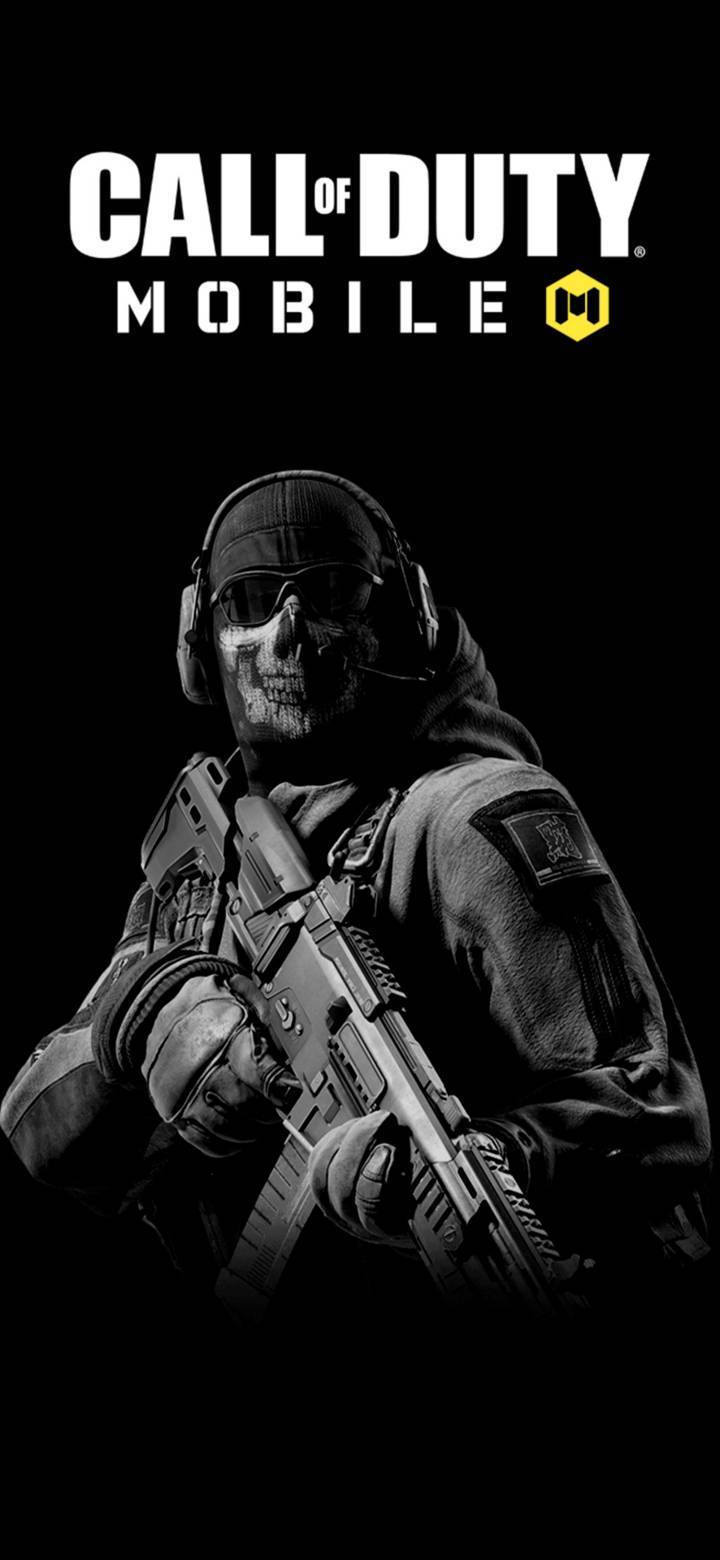 Character Banner With Call Of Duty Mobile Logo Background