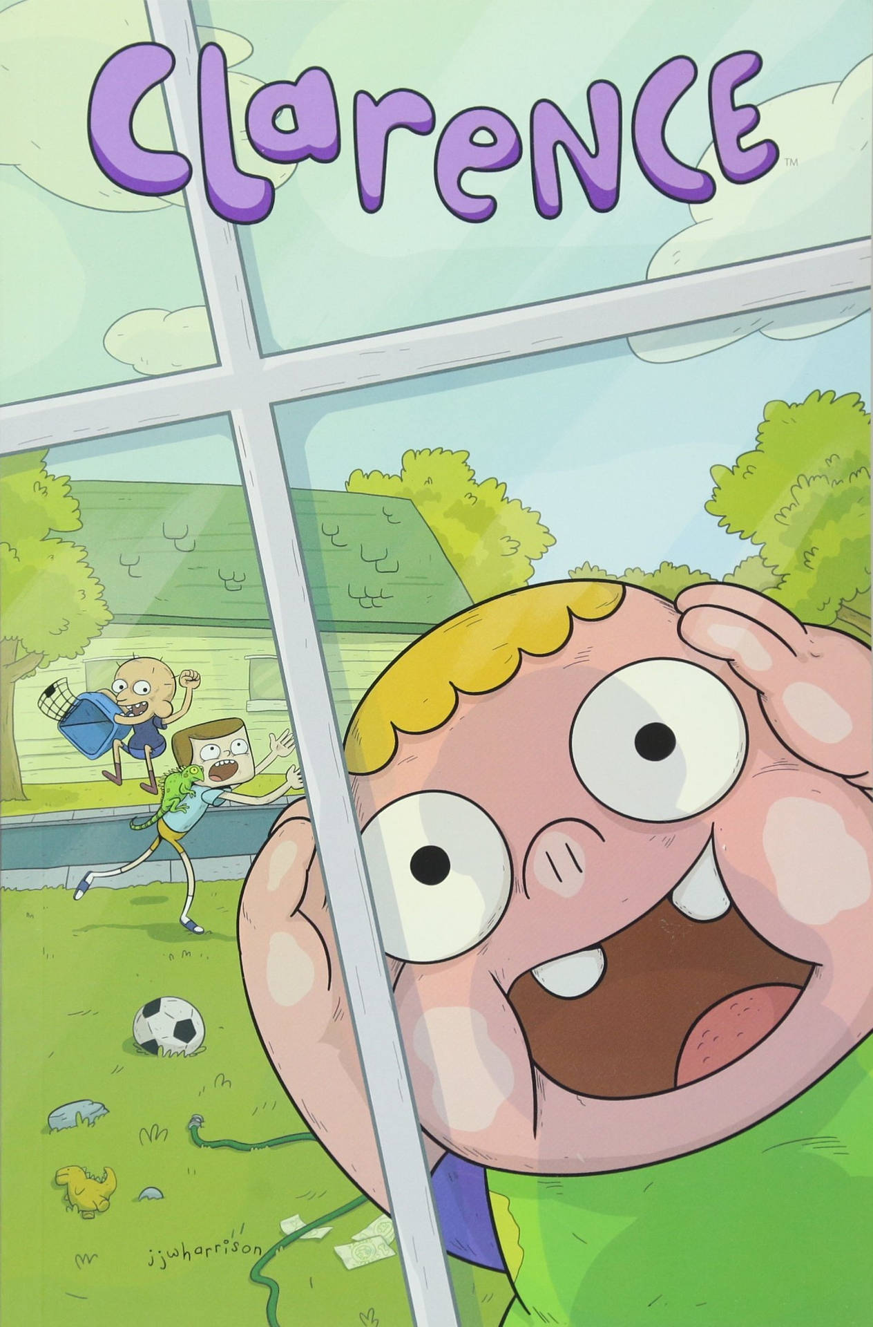 Character Clarence Outside The Window Background