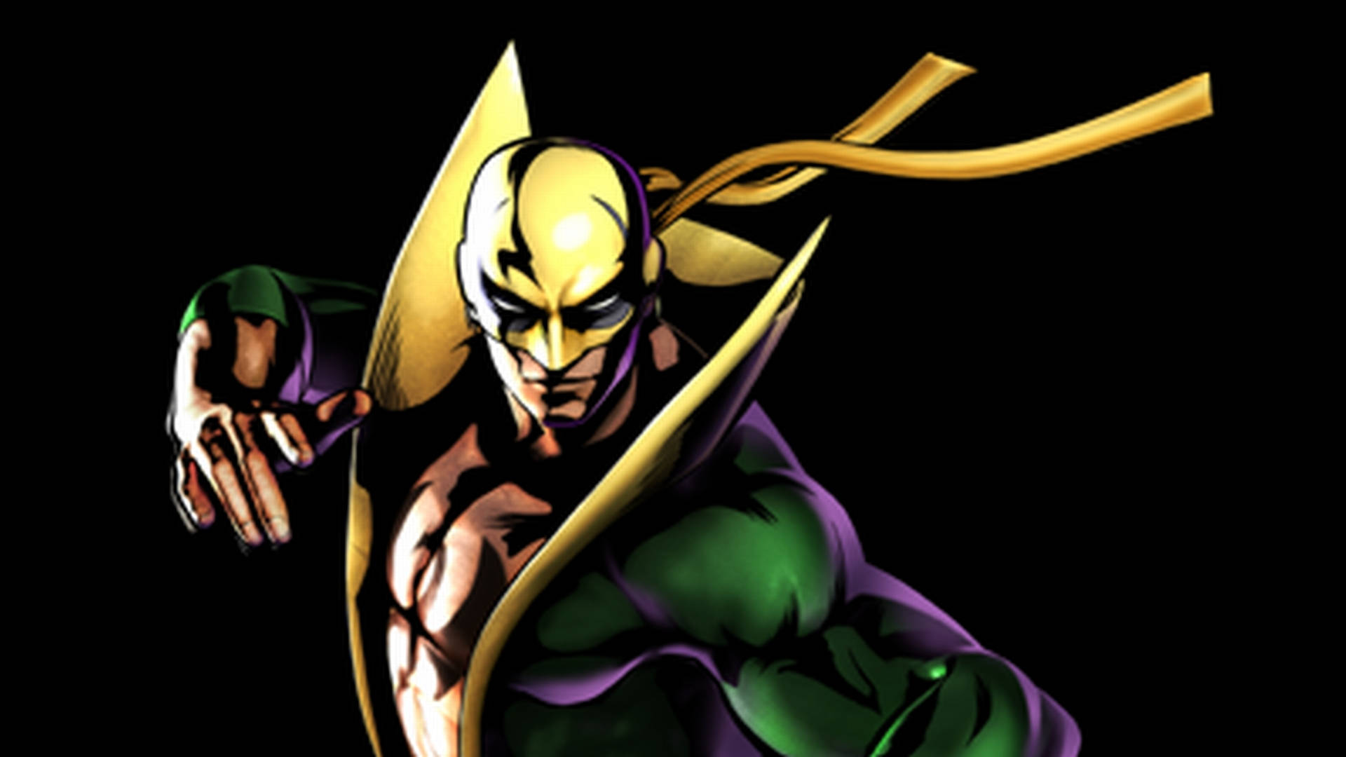 Character Model Danny Rand Iron Fist Background