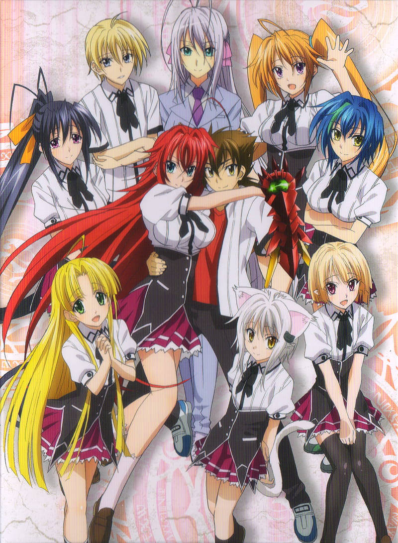 Character Poster High School Dxd Background