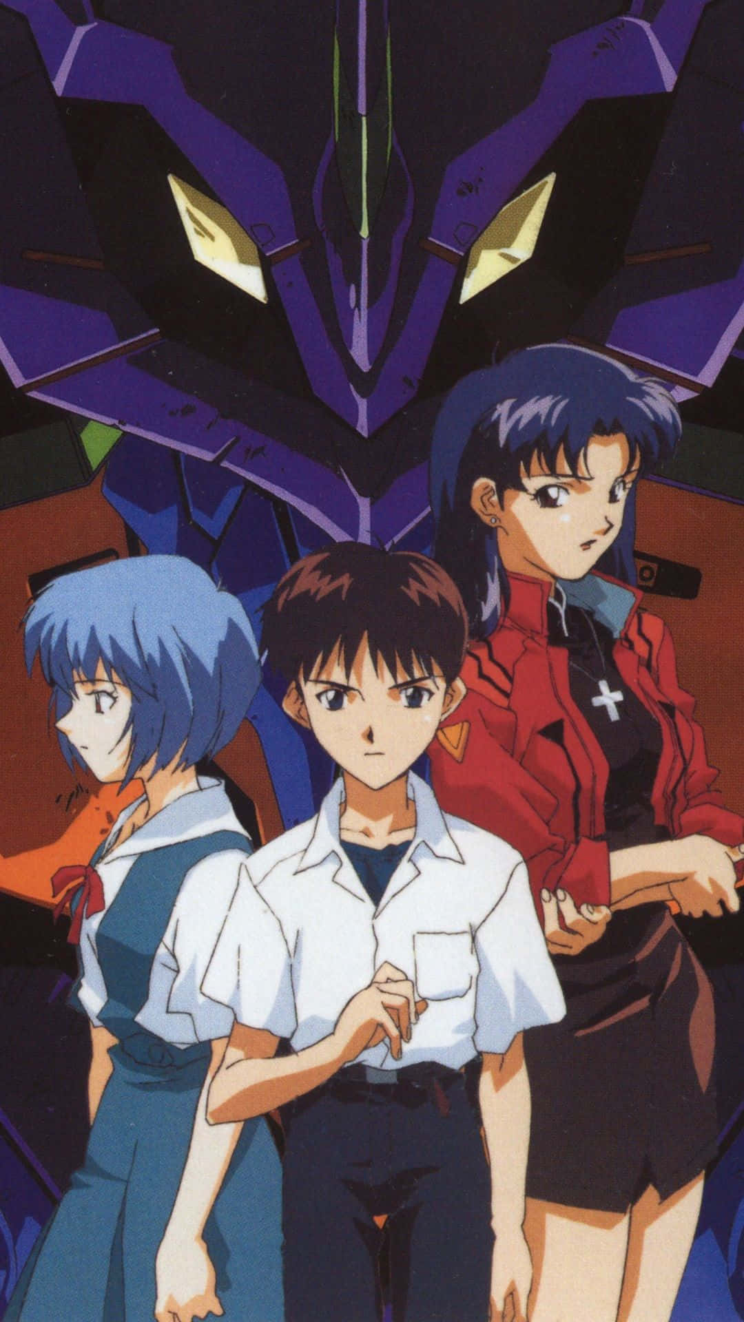 Character Themed Neon Genesis Evangelion Iphone Background