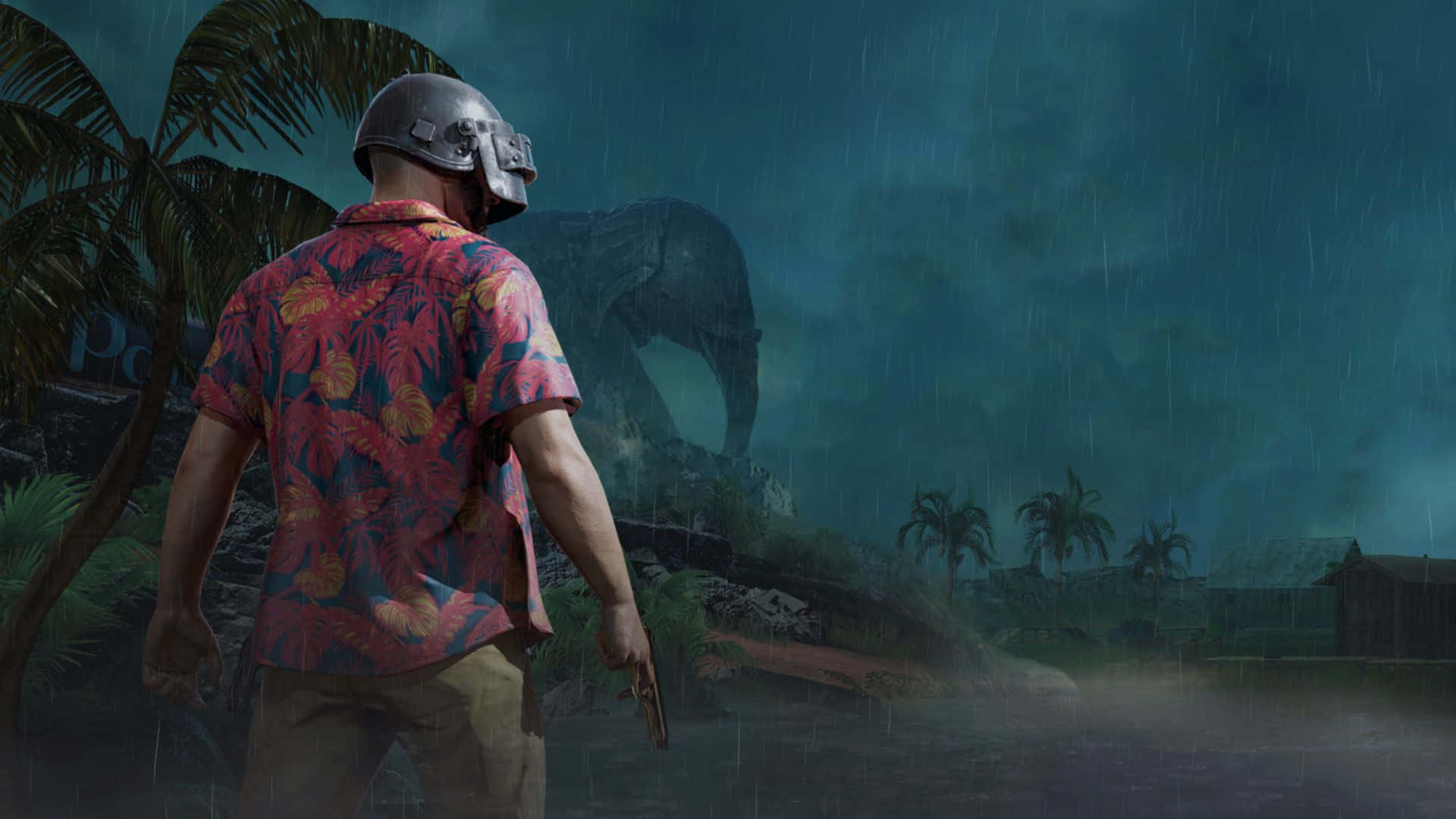 Character Wearing Hawaiian Shirt Pubg 1920x1080 Background