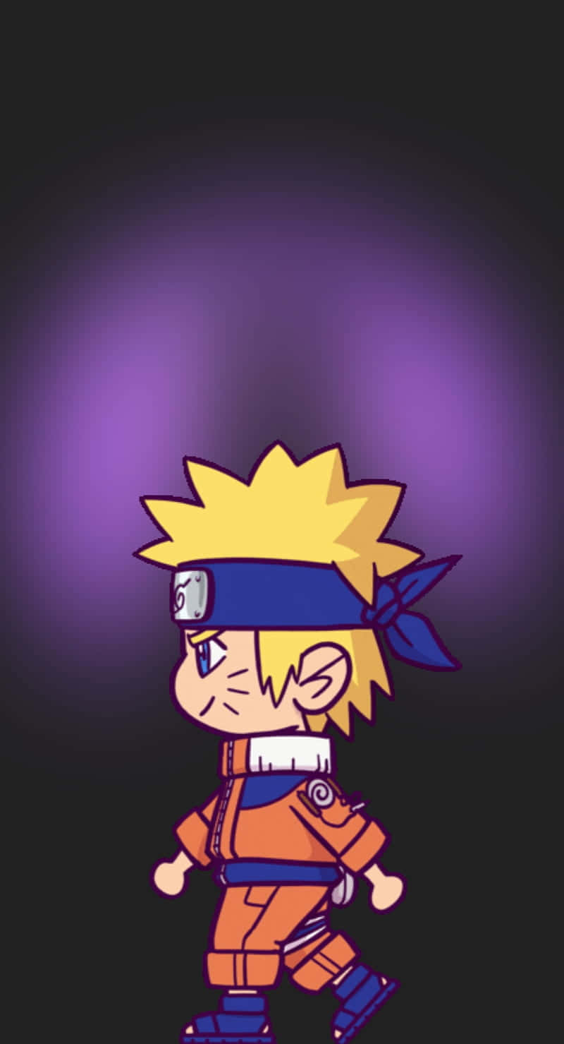 Characterful Chibi Naruto Background