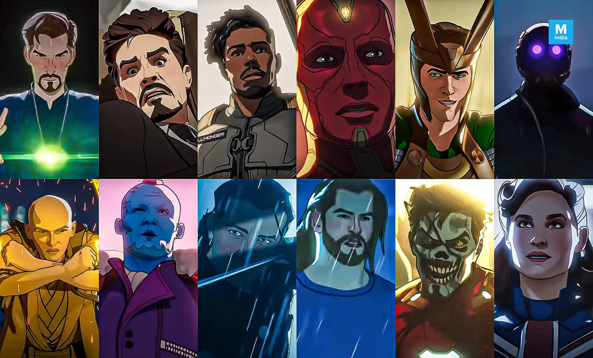 Characters Collage Marvel What If