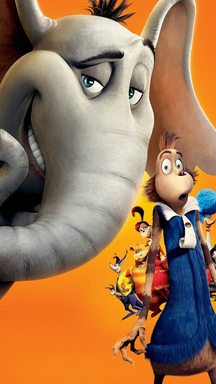 Characters From The Animated Movie Horton Hears A Who Background