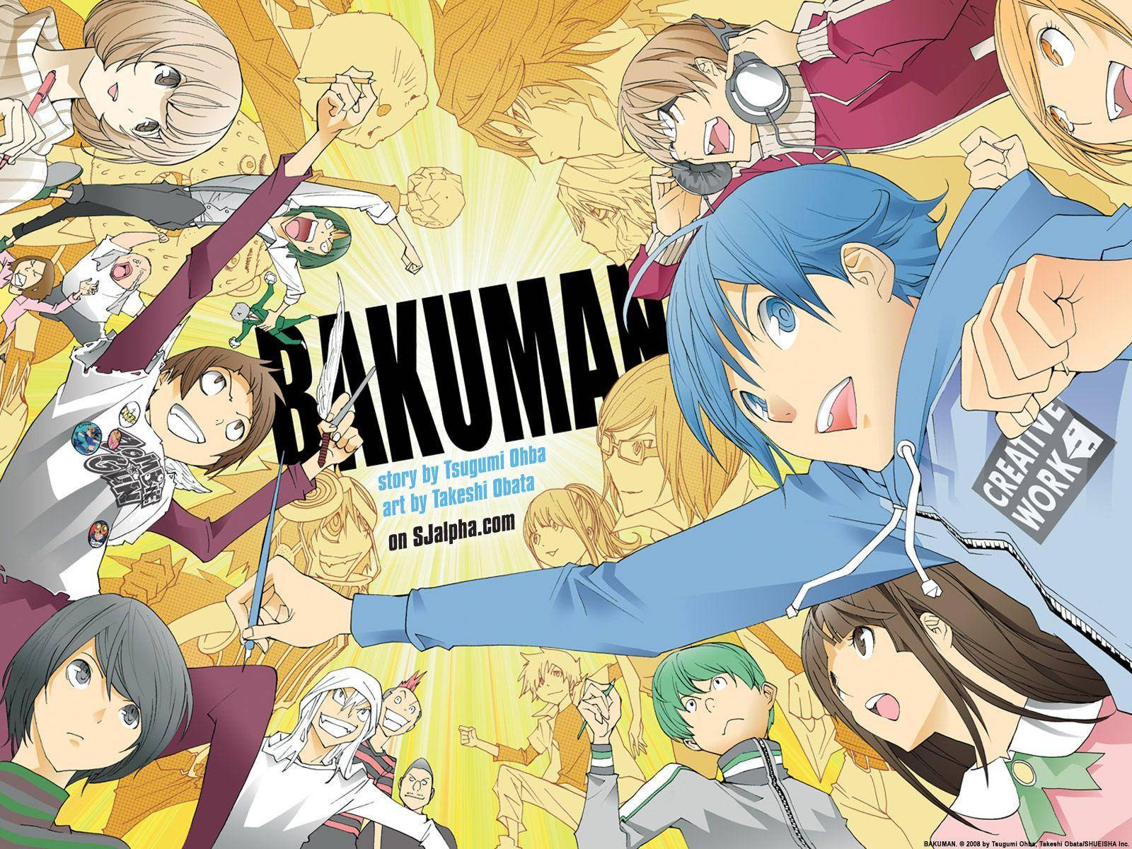 Characters In Bakuman Manga Series Background