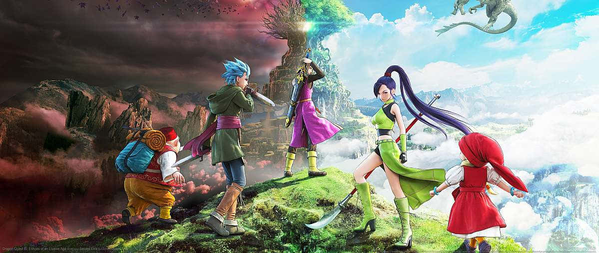 Characters In Dragon Quest Echoes Of An Elusive Age Background