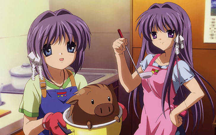 Characters Of Clannad In Sakura Lane