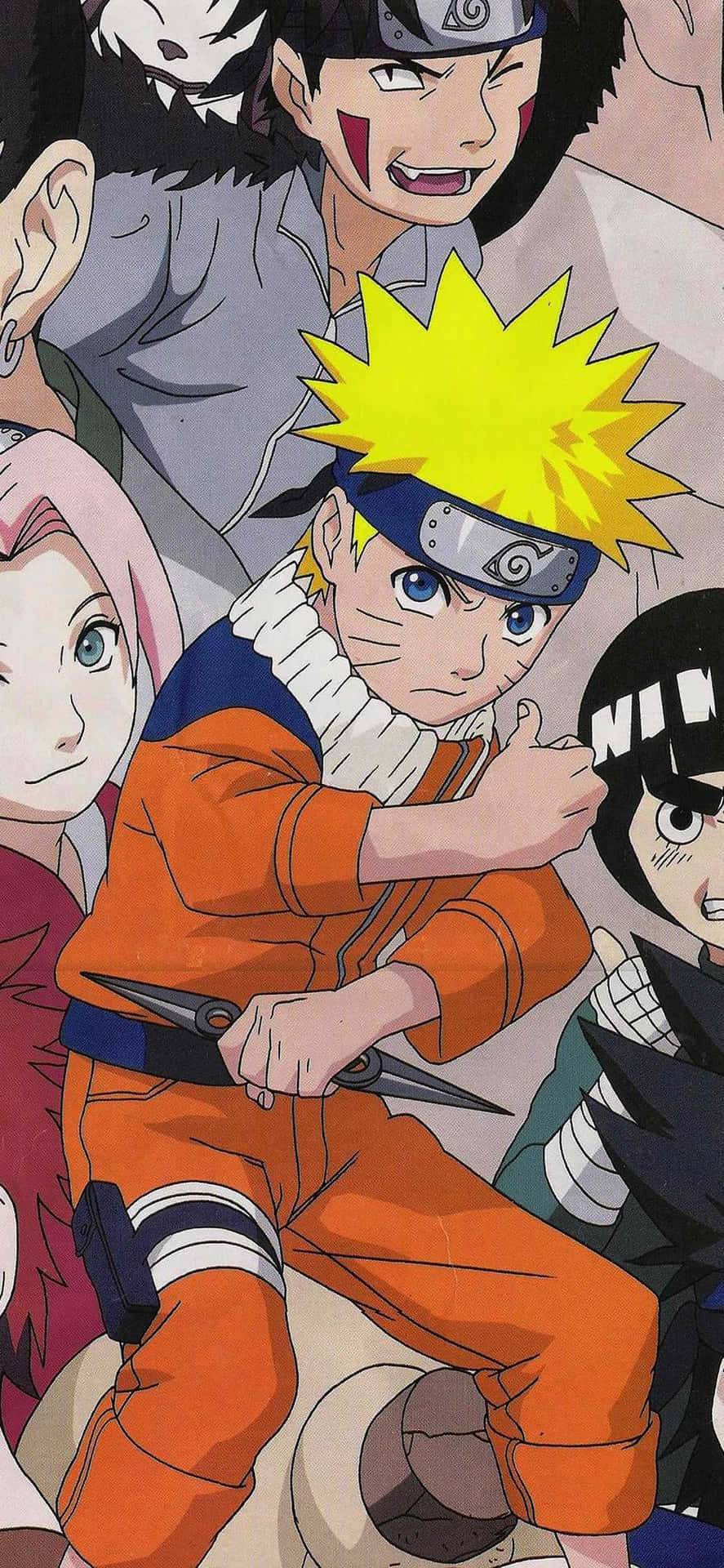 Characters Of Naruto Aesthetic Phone Background