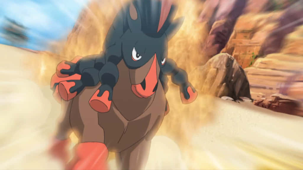 Charging Angry Mudsdale