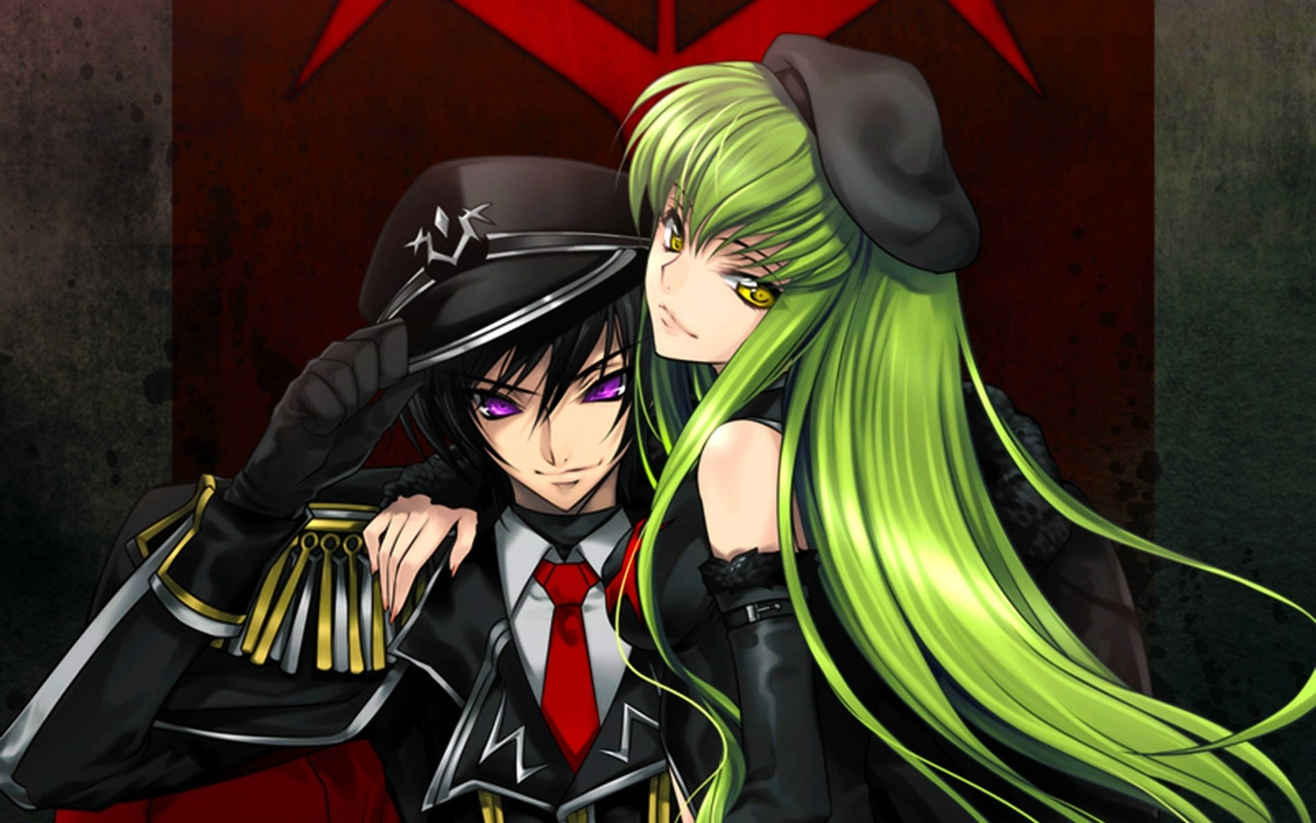 Charismatic Leader Lelouch Lamperouge Background