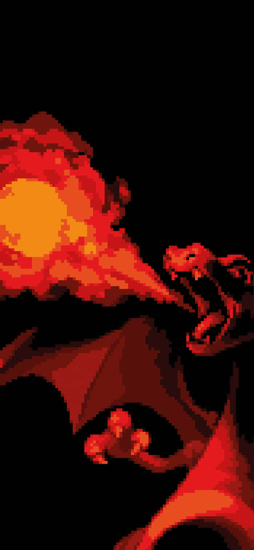 Charizard, A Fire And Flying-type Pokemon Background