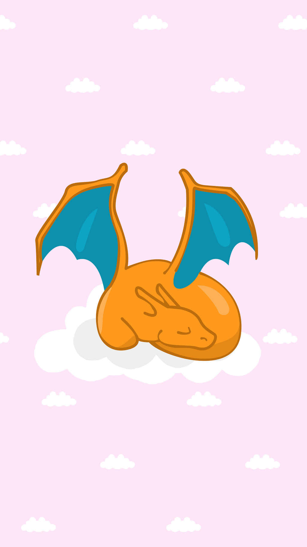 Charizard, The Intimidating Fire Type Pokemon. Background