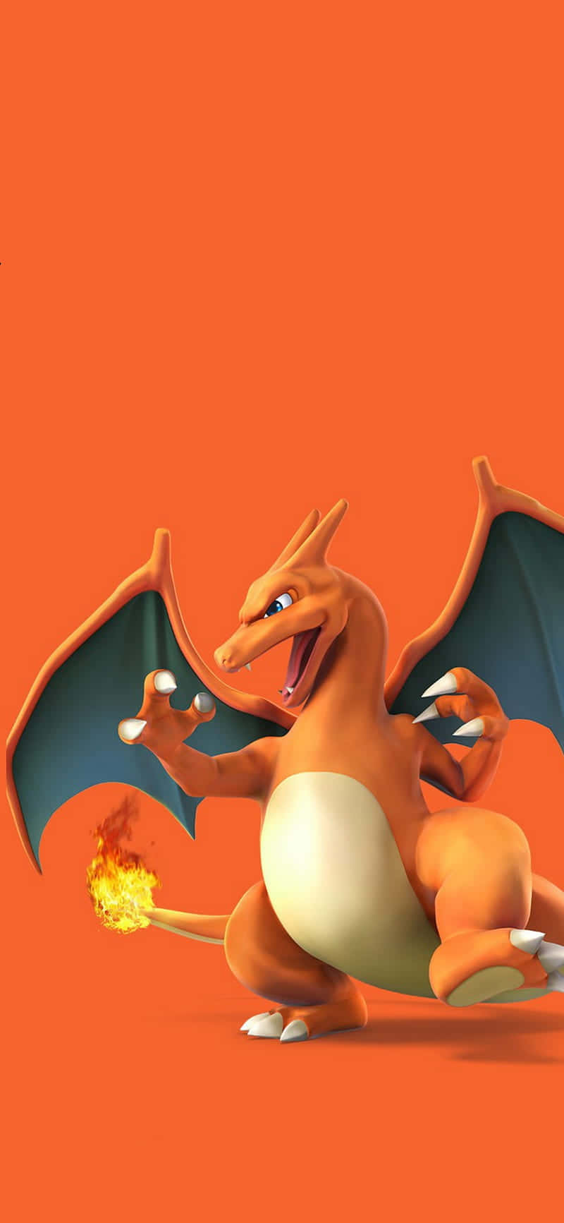 Charizard, The Legendary Fire/flying-type Pokemon Background