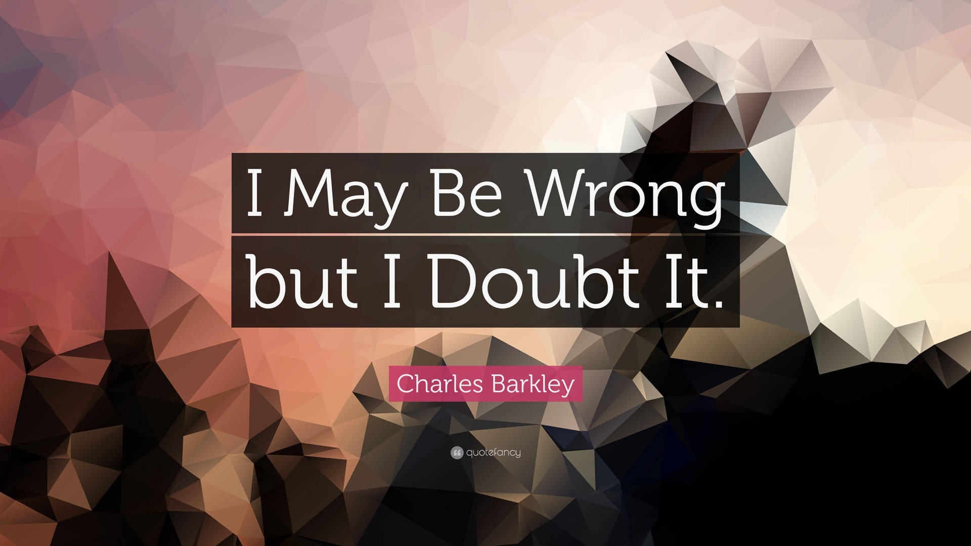 Charles Barkley Cool Quotes Doubt Abstract Art