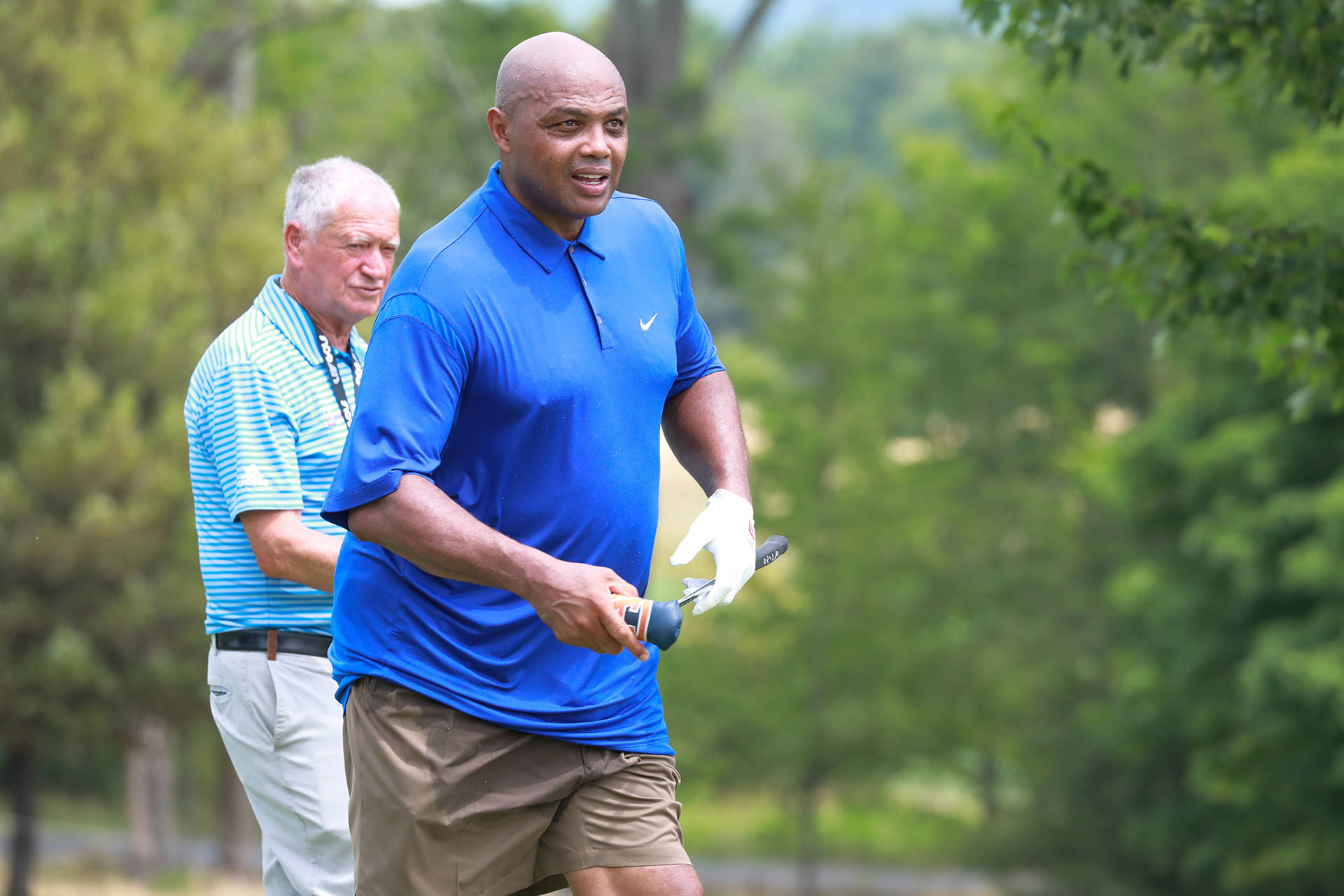 Charles Barkley Golf Play Nba Player Background