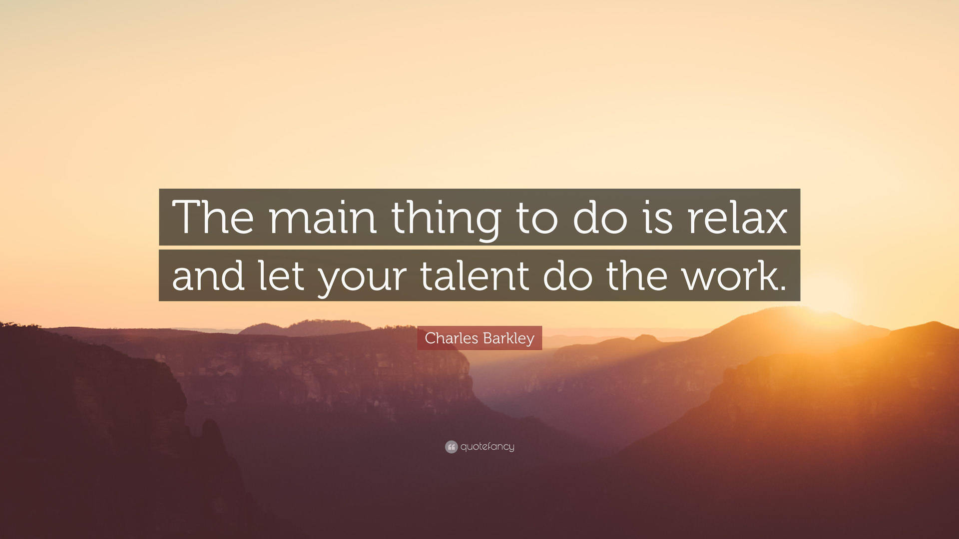 Charles Barkley Inspiring Quotes Talent Sunset