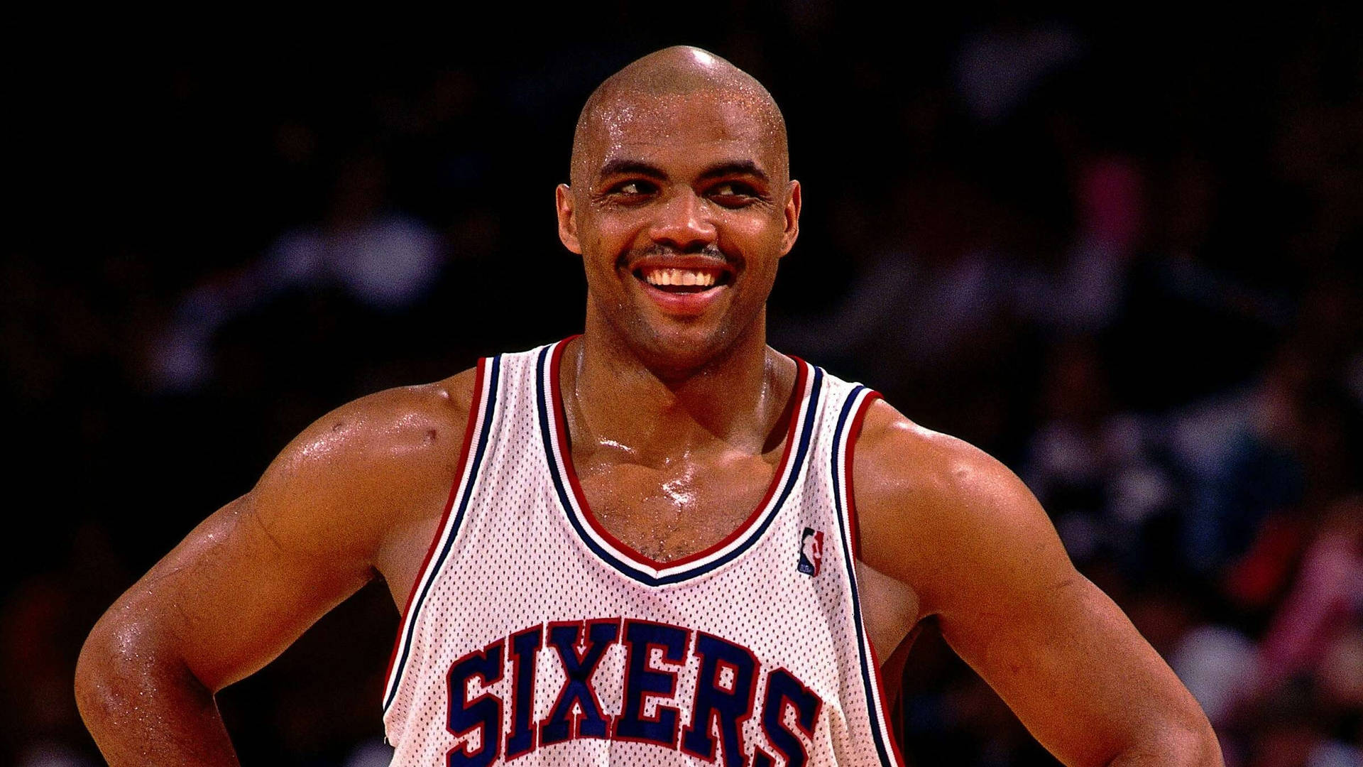 Charles Barkley Sixers Basketball Sports Background