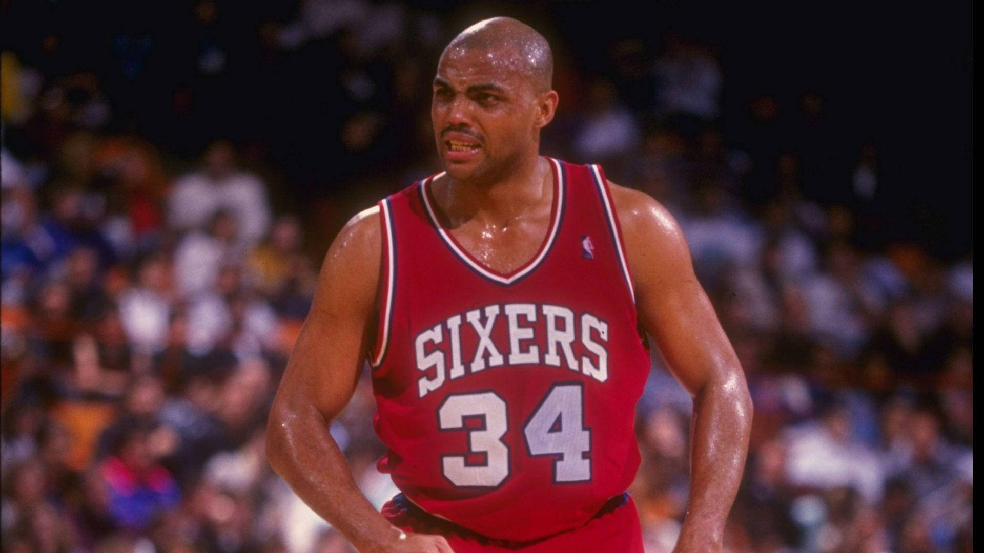 Charles Barkley Sixers Player Philadelphia 76ers Background