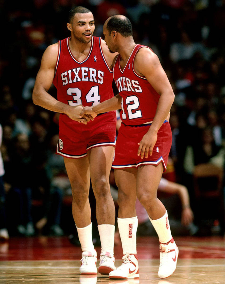 Charles Barkley World B Free Sixers Basketball Background