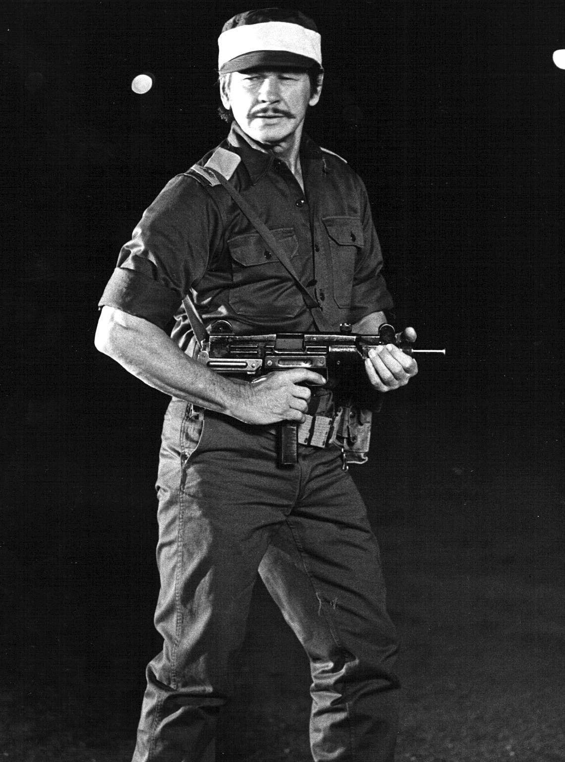 Charles Bronson In The 1977 Television Film Raid On Entebbe Background