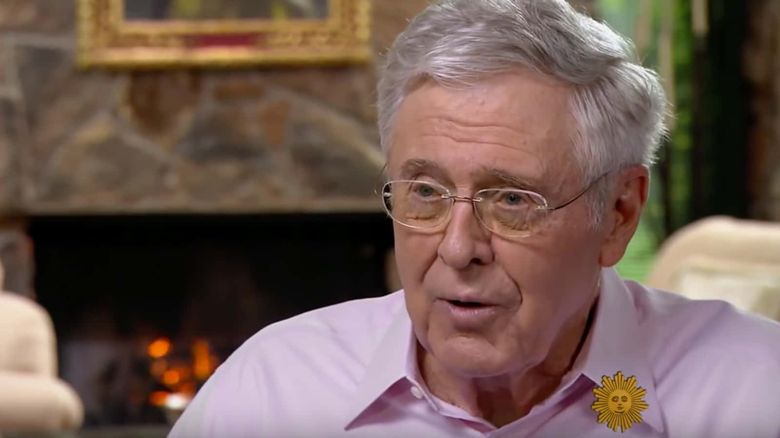 Charles G. Koch Fireplace Background