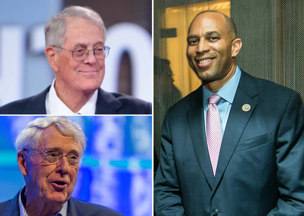Charles G. Koch Hakeem Jeffries Background