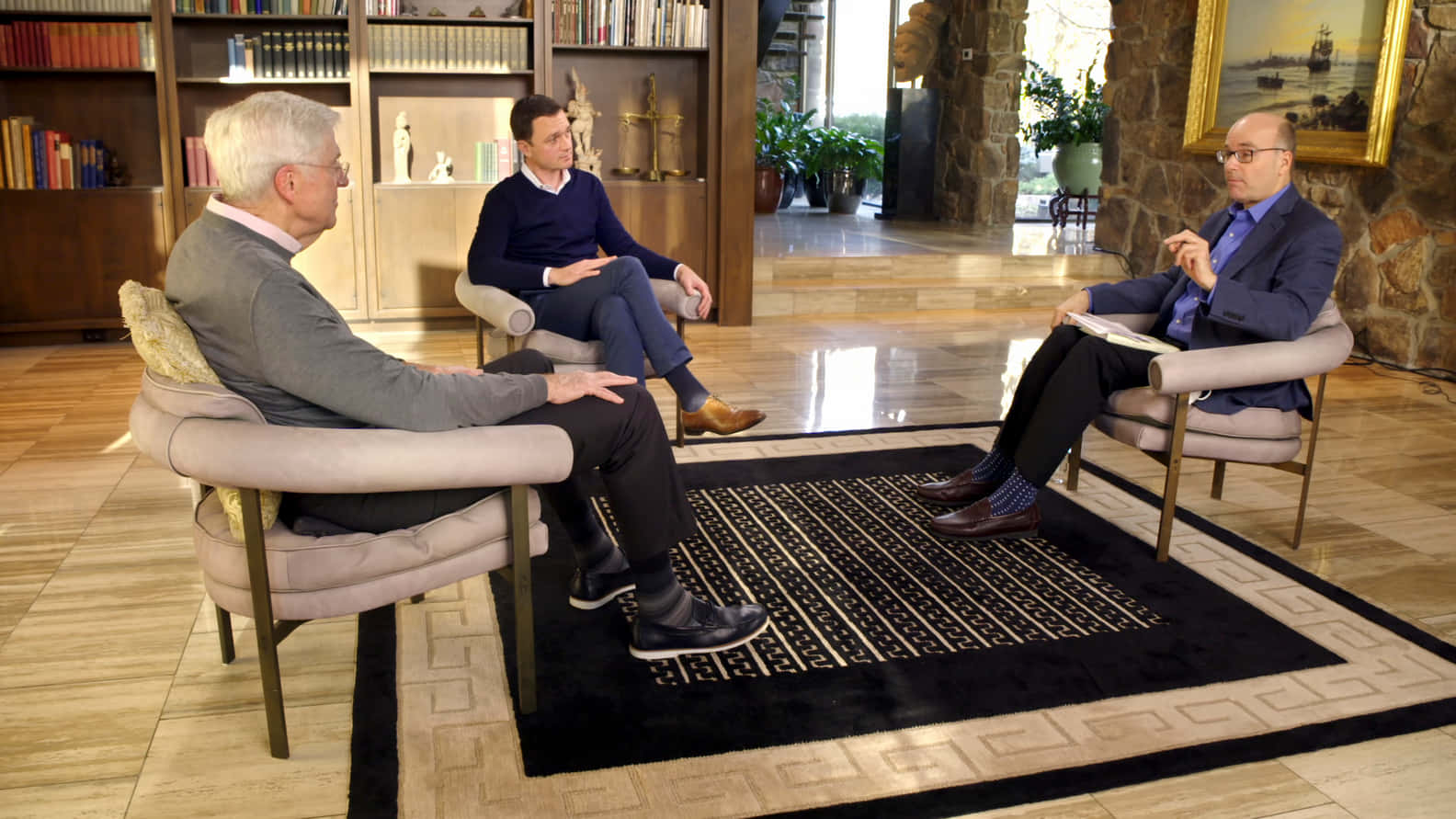 Charles G. Koch Interview With Two People