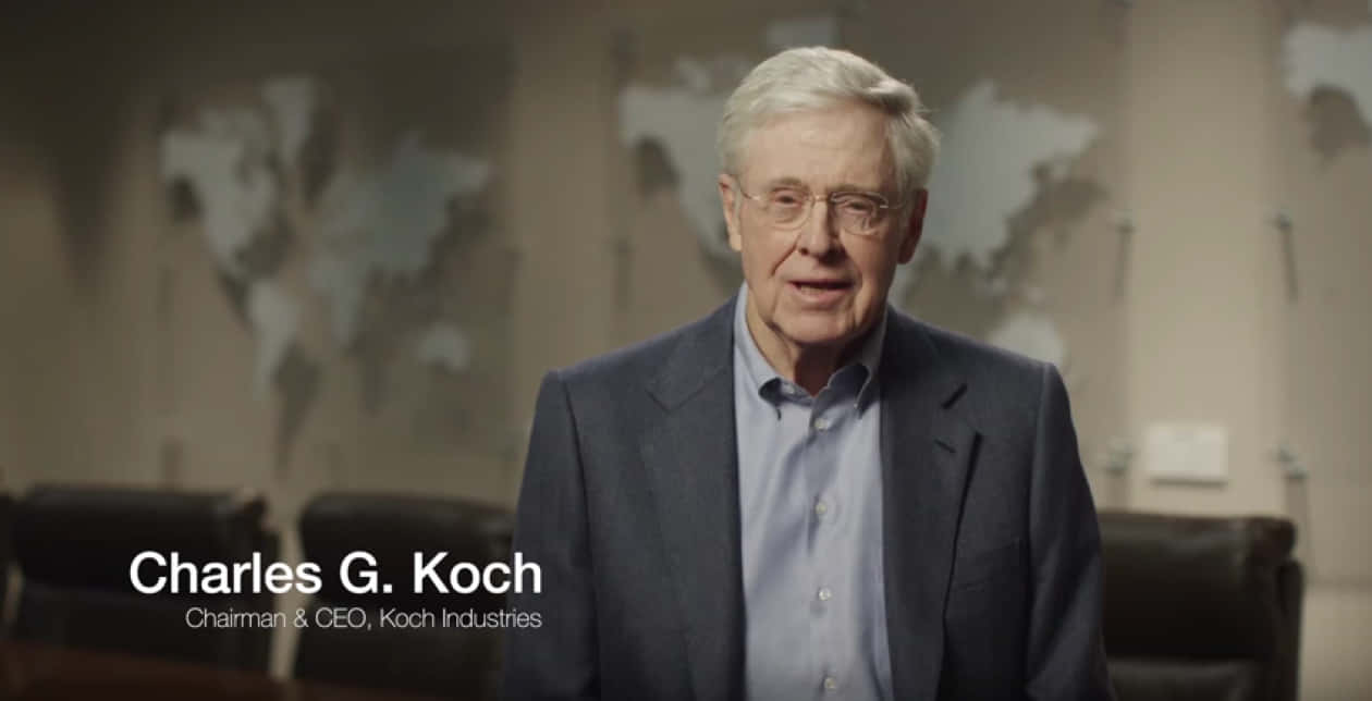 Charles G. Koch Maps Background