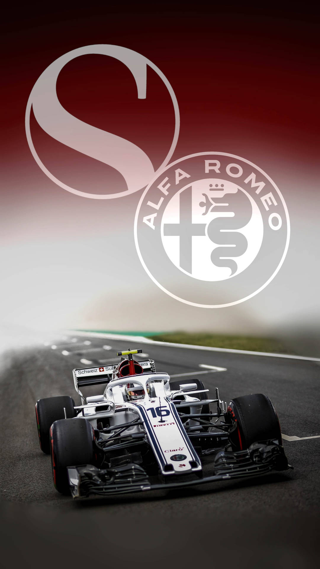 Charles Leclerc Alfa Romeo Sauber Background