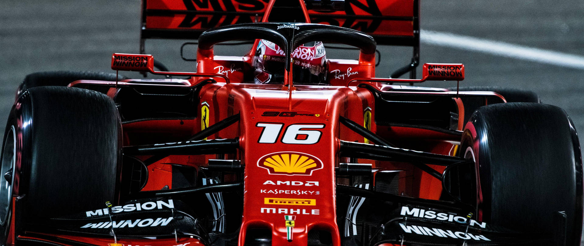 Charles Leclerc Zoomed Car