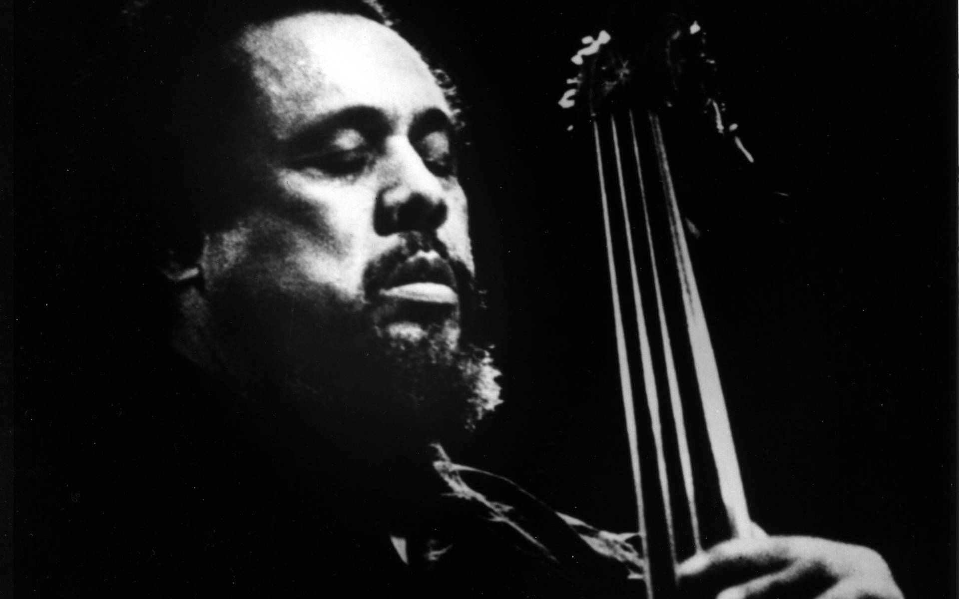 Charles Mingus Monochrome Photograph