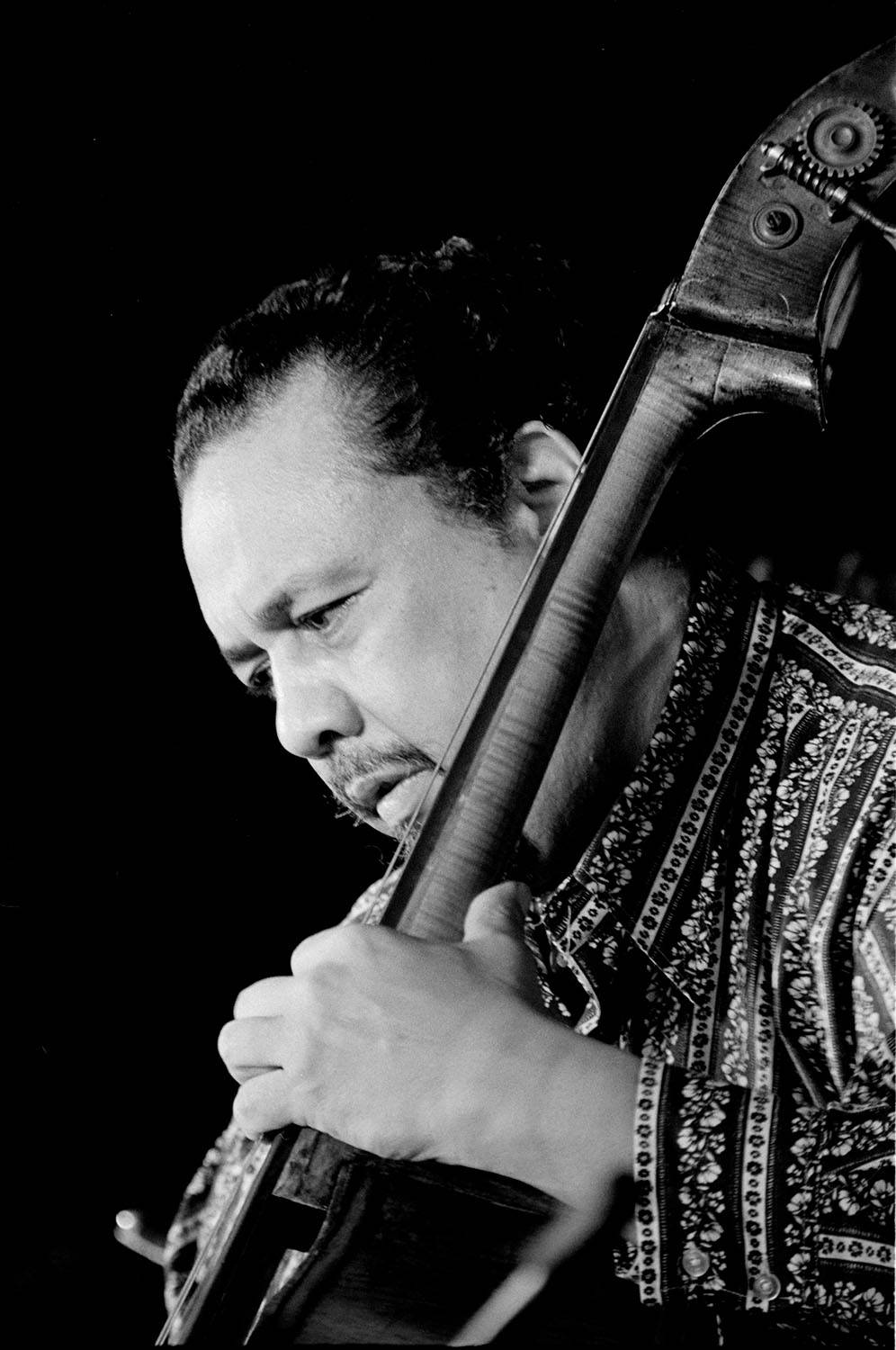 Charles Mingus On A Black Background Background