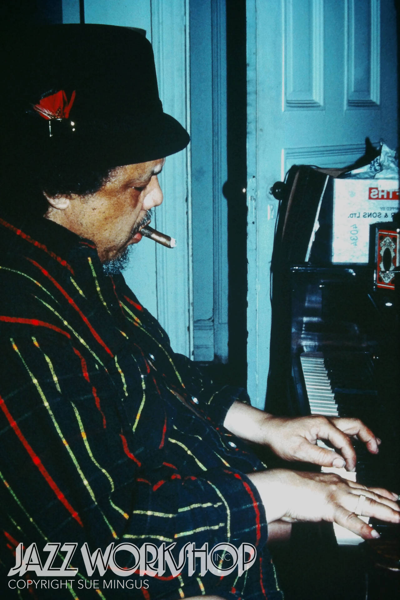 Charles Mingus Playing Piano