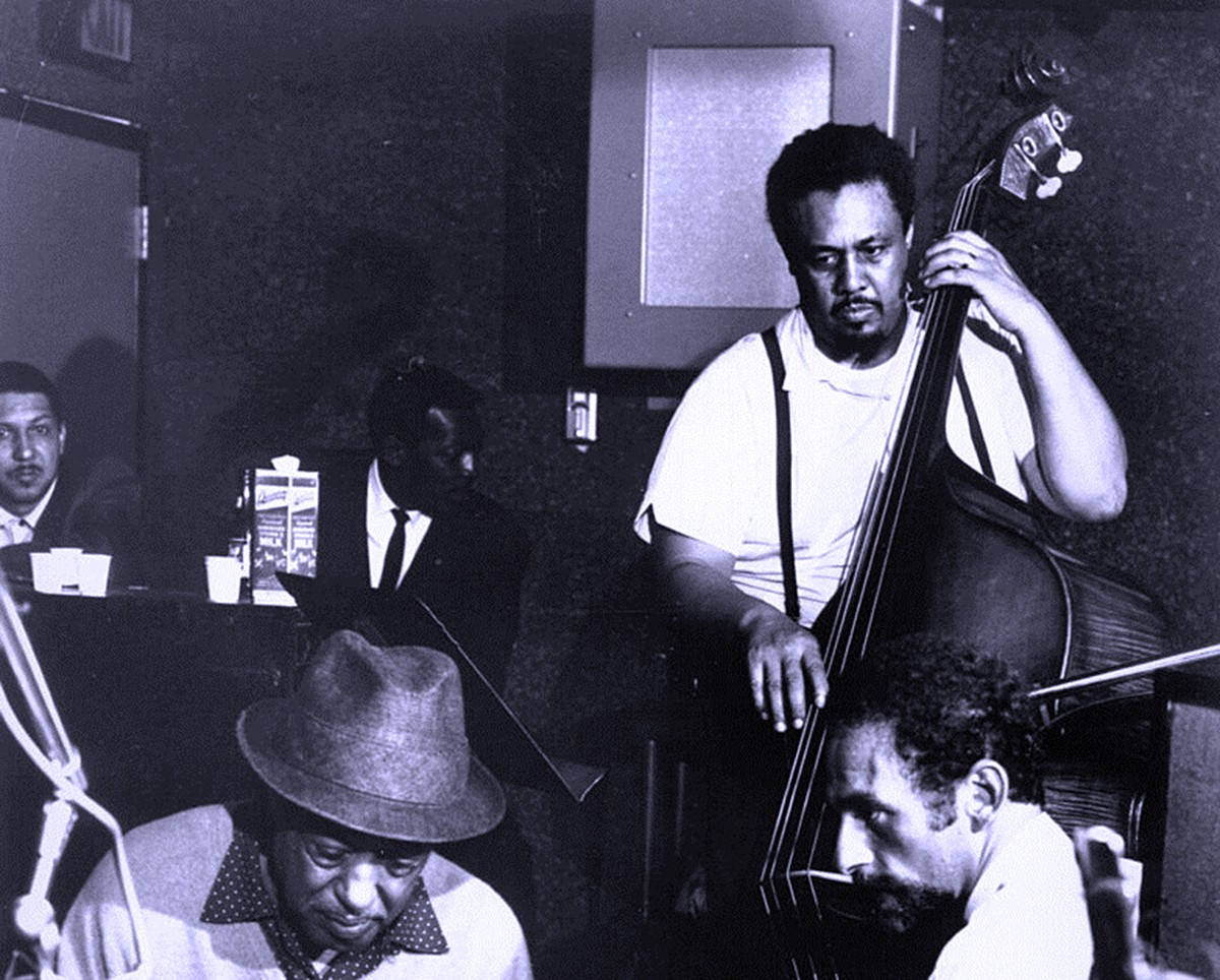 Charles Mingus Restored Photo Background