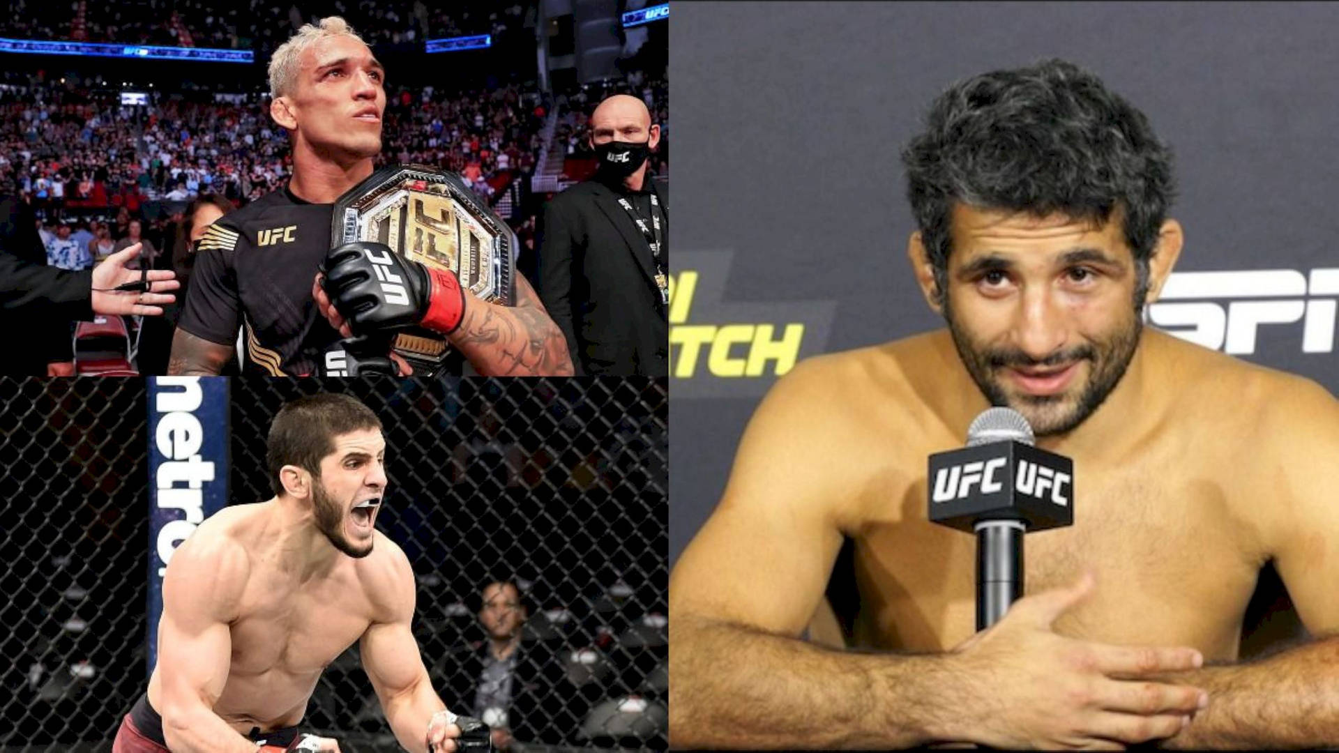 Charles Oliveira, Islam Makhachev, Beneil Dariush Background