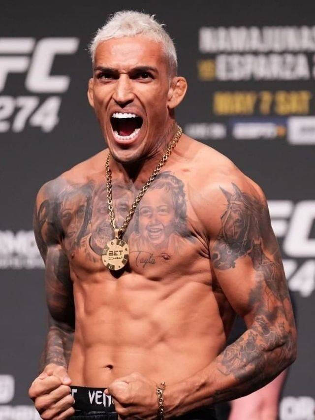 Charles Oliveira Shirtless Background