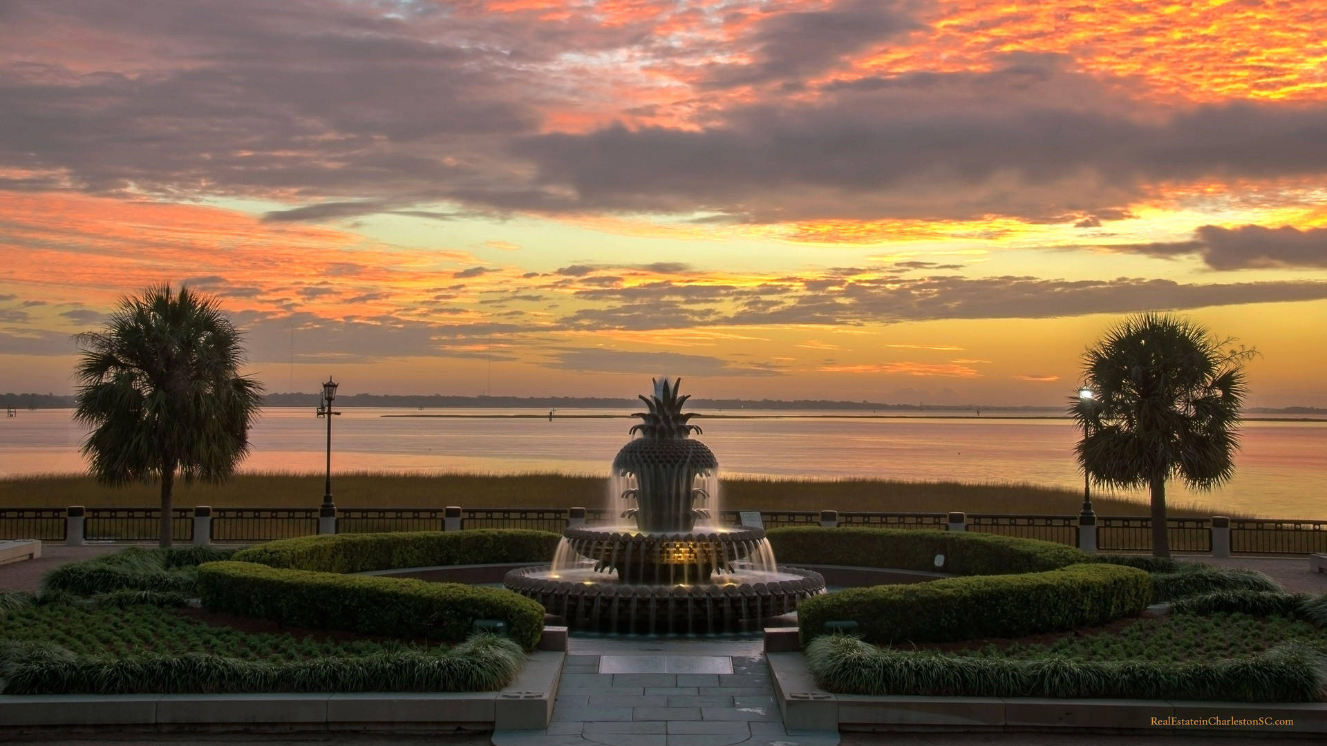 Charleston Waterfront Park South Carolina Background