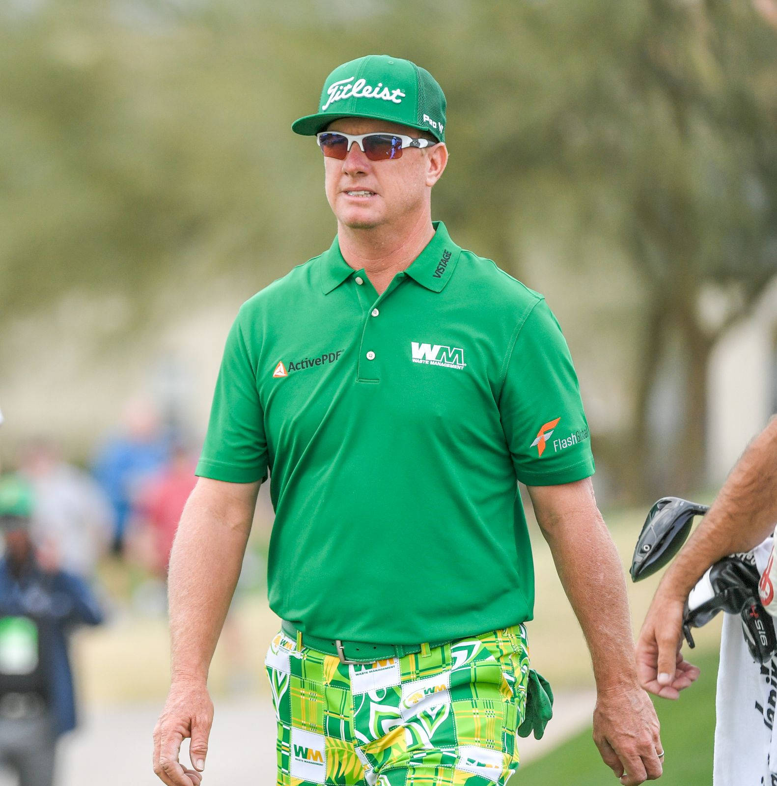 Charley Hoffman All-green Outfit Background